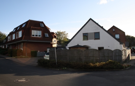 Lage der ehemaligen Tischlerei Schwarz Ecke Dorfstraße/Rönner Weg