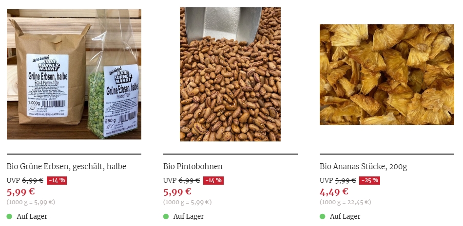 Mein Müsli Laden / Bioladen online
