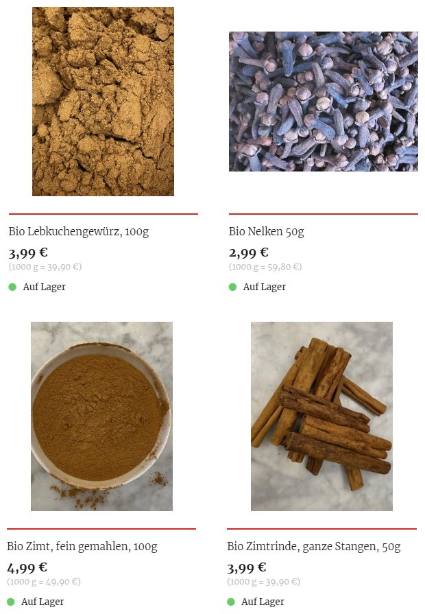 Mein Müsli Laden / Bioladen online