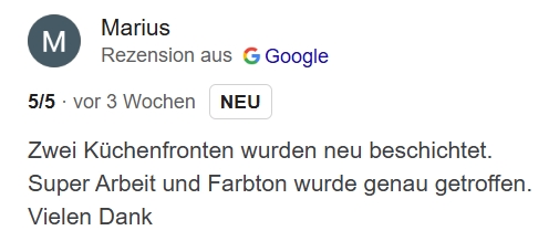 Rezension Küchenfronten