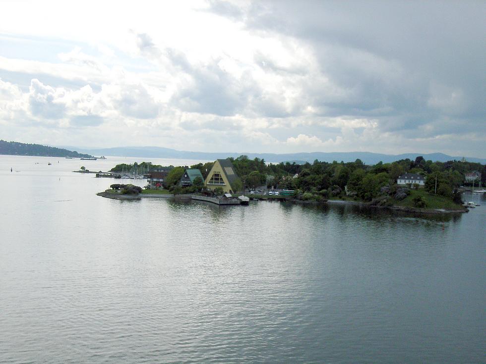 Einfahrt Oslo - Blick auf das Frammuseum