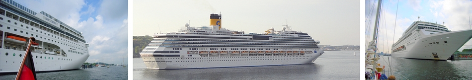 Kreuzfahrer in Kiel