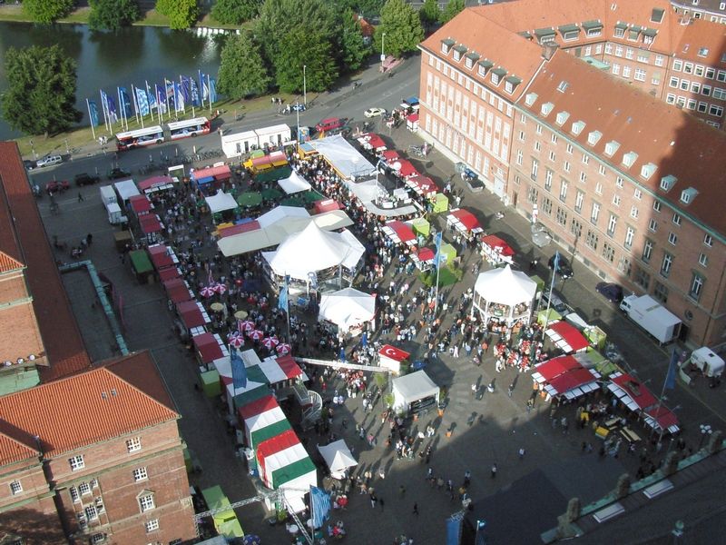 Der Internationale Markt zur Kieler Woche