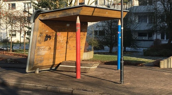 Bushaltestelle am Rathaus in Schwentinental