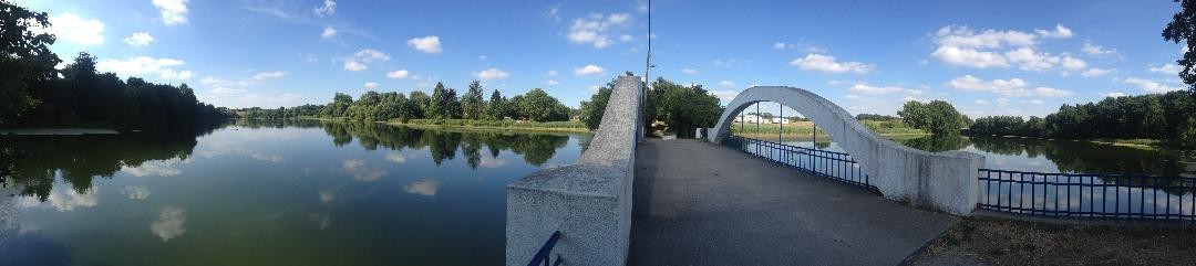 Panorama Weisse Brücke Rastorf am Rosensee