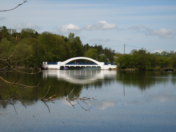 Weisse Brücke über die Schwentine von Raisdorf nach Rosenfeld